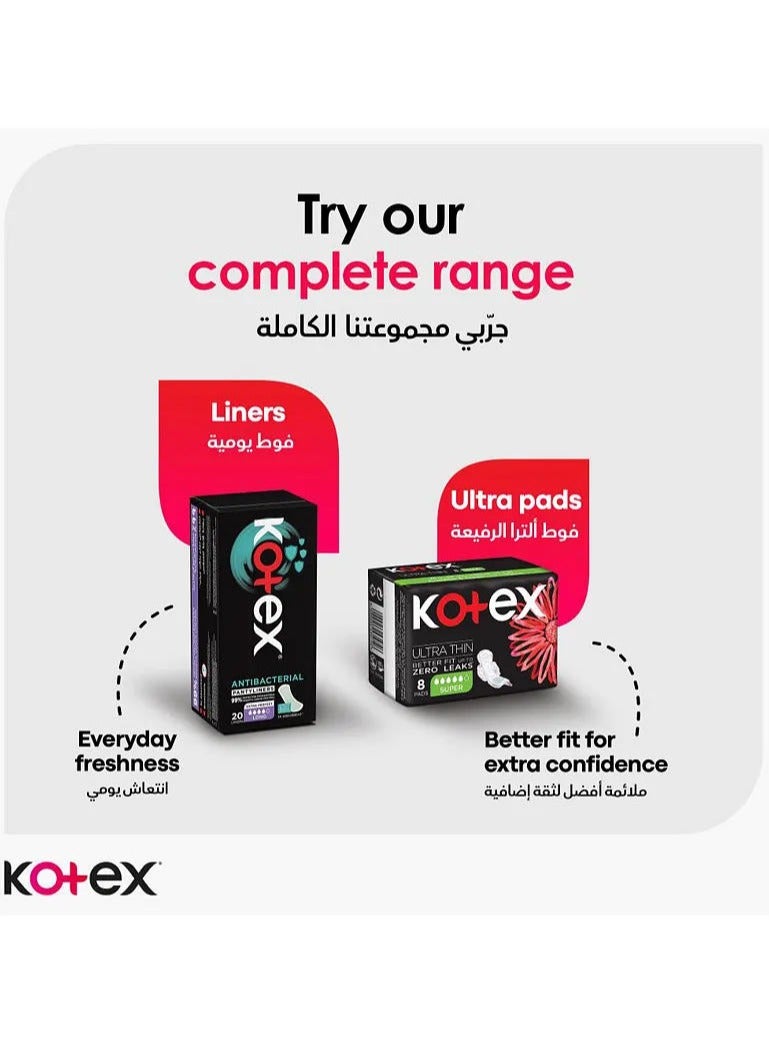 Kotex Maxi Protect Pads Super with Wings