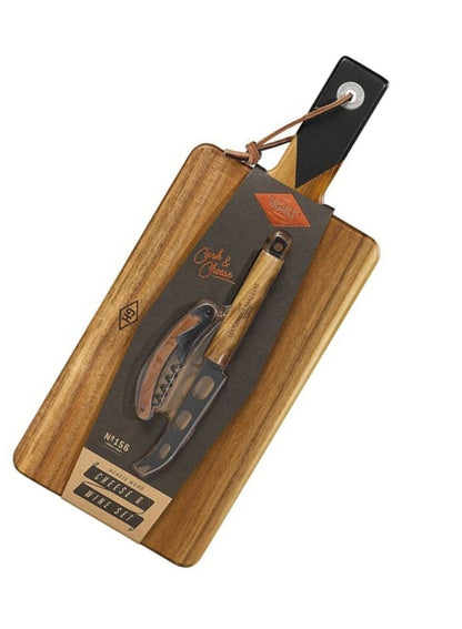 GENTLEMEN'S HARDWARE Cheese Board Set With Knives