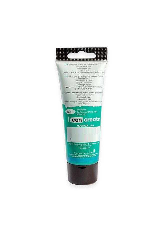 Mont Marte Viridian Acrylic Paint 75 ML Tube