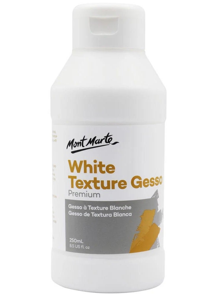 Mont Marte White Texture Gesso 250ML