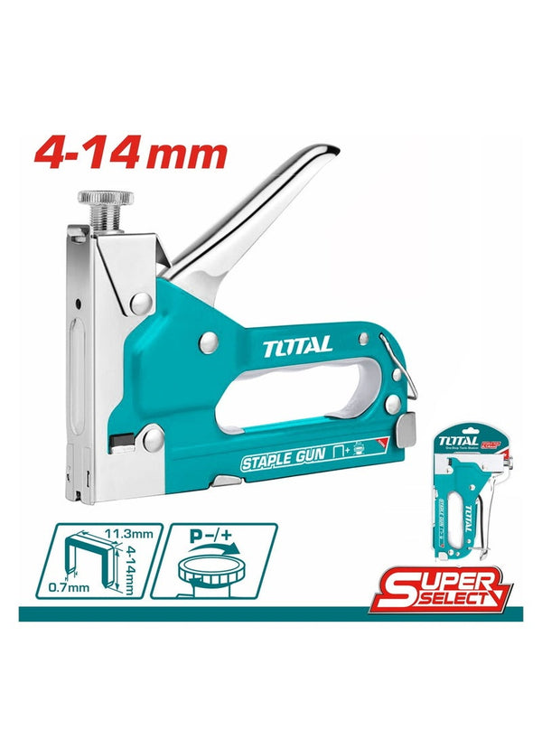 TOTAL 3 In 1 Staple Gun - Premium Quality Tool