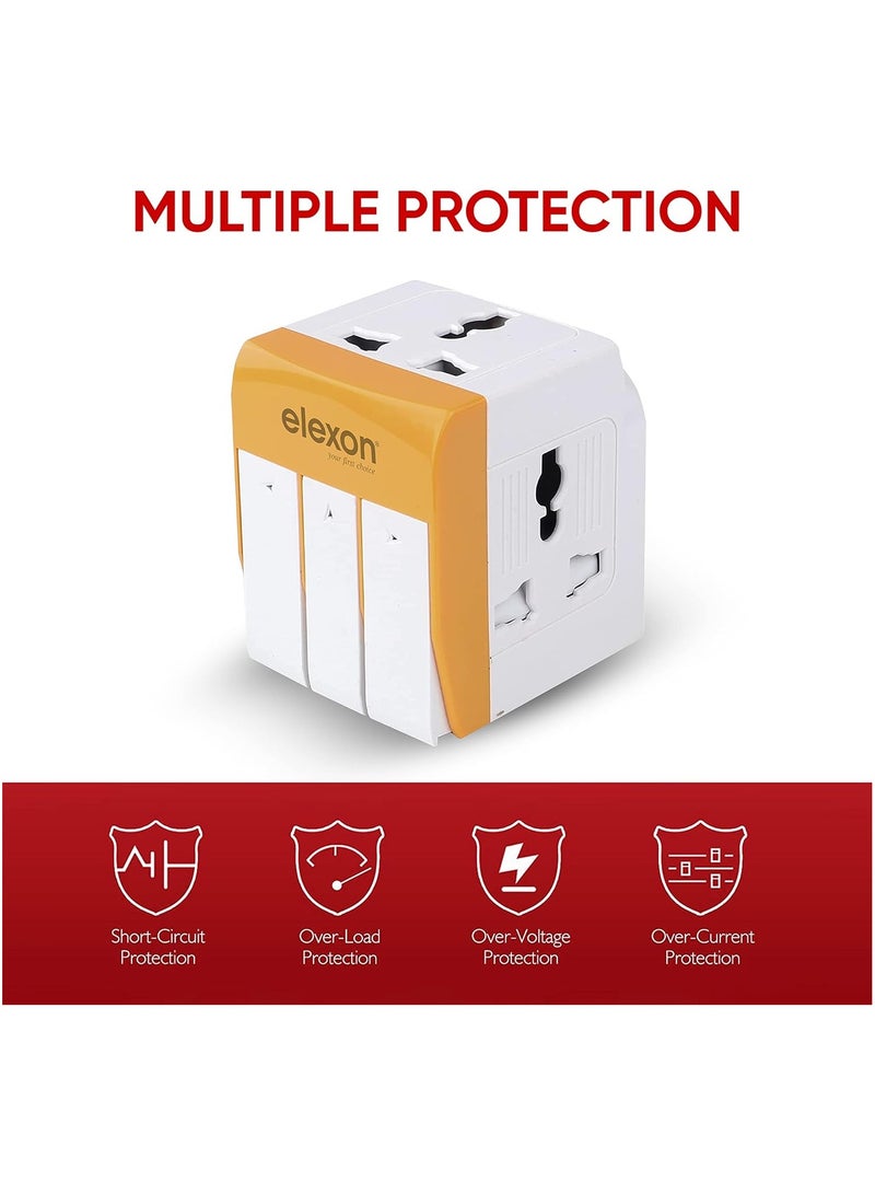 Elexon 3 Way Universal Adaptor - 1500 W