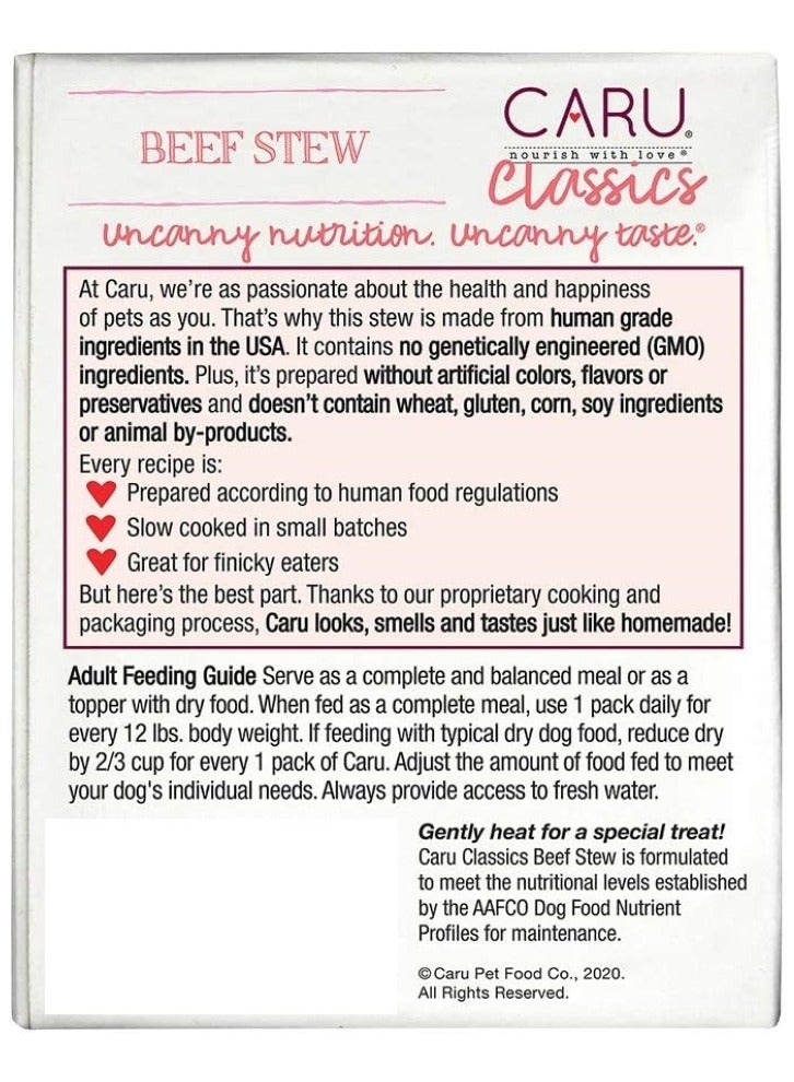 CARU Beef Stews Dog Wet Food 354 G