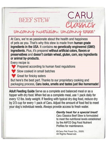 CARU Beef Stews Dog Wet Food 354 G