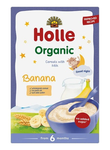 Holle Organic Milk Cereal Banana 250G