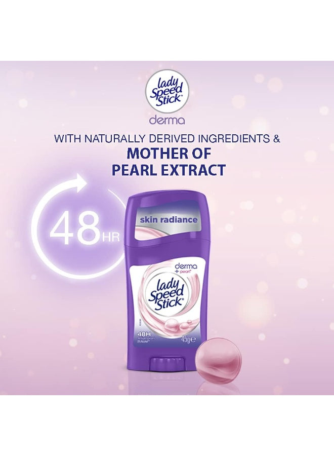 antiperspirant deodorant, antiperspirant deodorant radiant, appearance pearl, deodorant radiant, deodorant radiant skin, derma sticks, derma sticks antiperspirant, lady speed stick, radiant skin, radiant skin appearance, skin appearance, skin appearance p