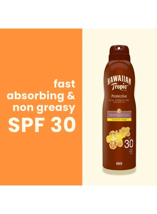 Hawaiian Tropic Protective Tanning Dry Oil SPF 30