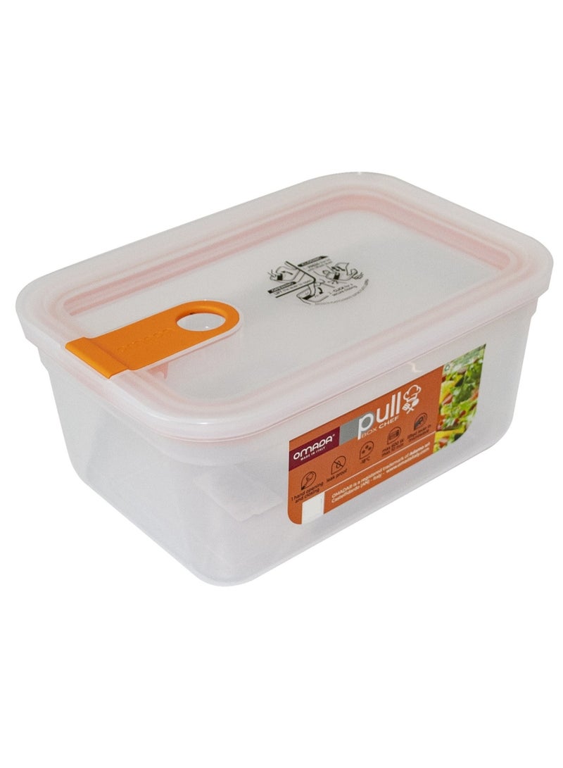 OMADA Rectangular Food Container 1.5L Assorted Colors