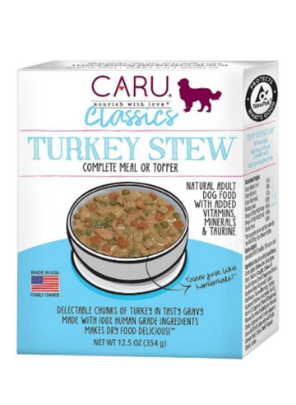 CARU Turkey Stews Dog Wet Food 354 G