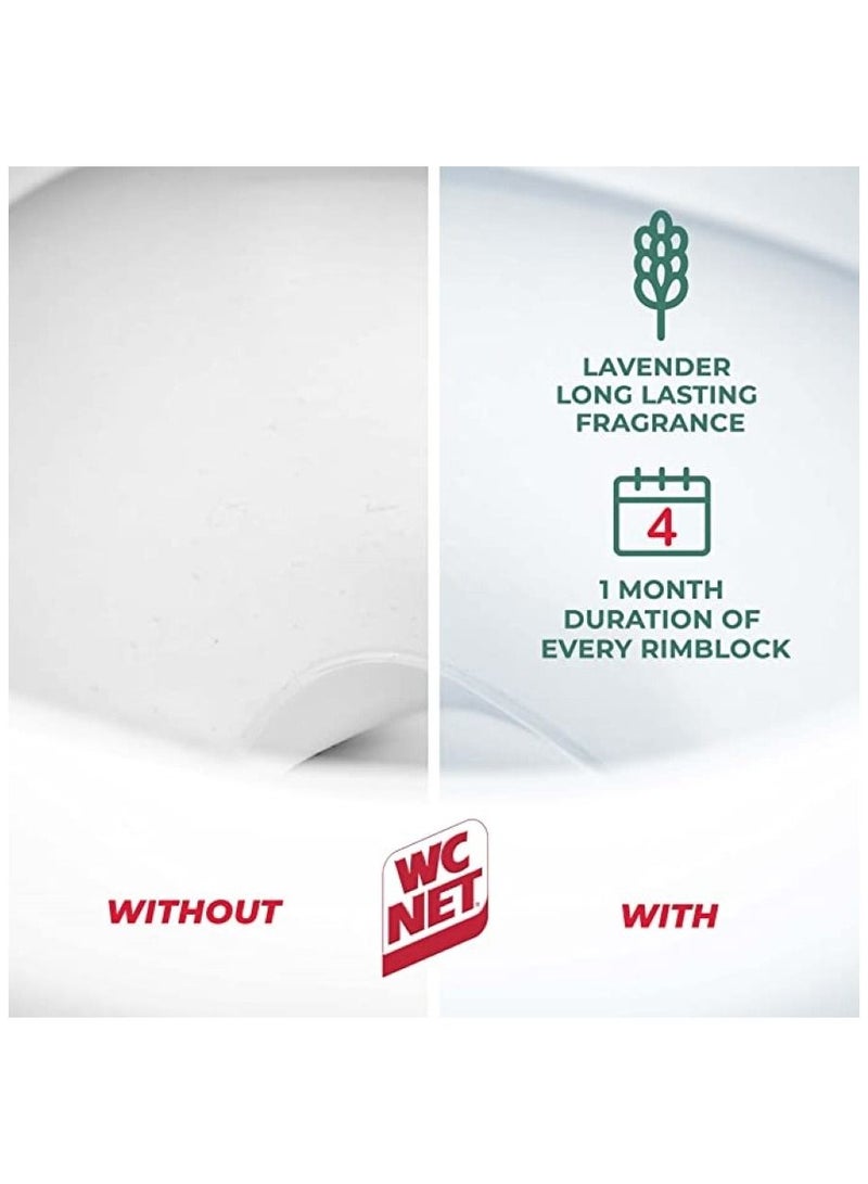 Wc Net Toilet Blocks Intense Lavender - Premium Clean
