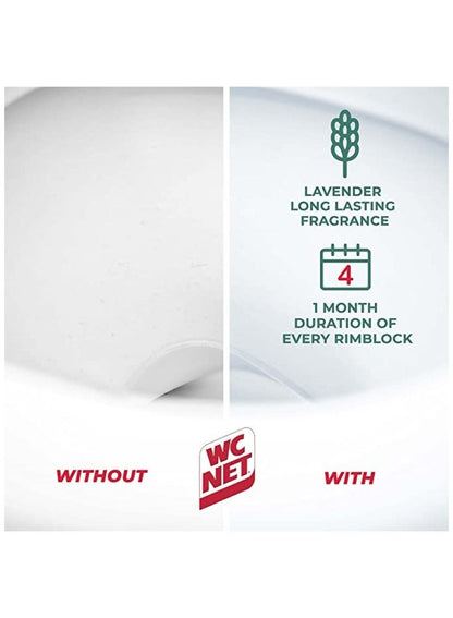Wc Net Toilet Blocks Intense Lavender - Premium Clean