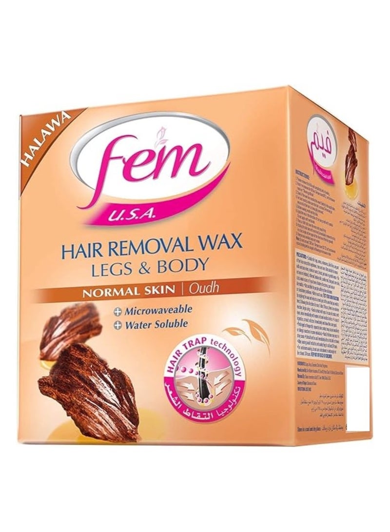 Hair Removal Wax for Legs & Body - Fem