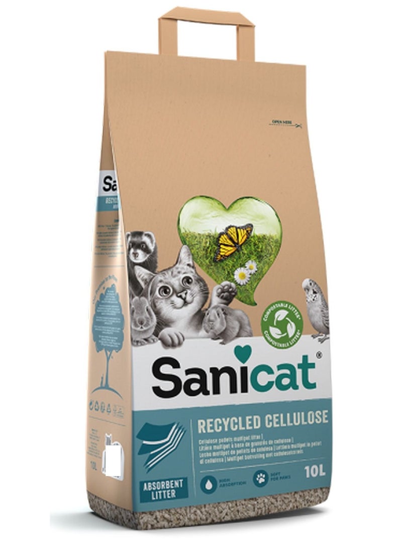 Sanicat Recycled Cellulose Pellets for Pets