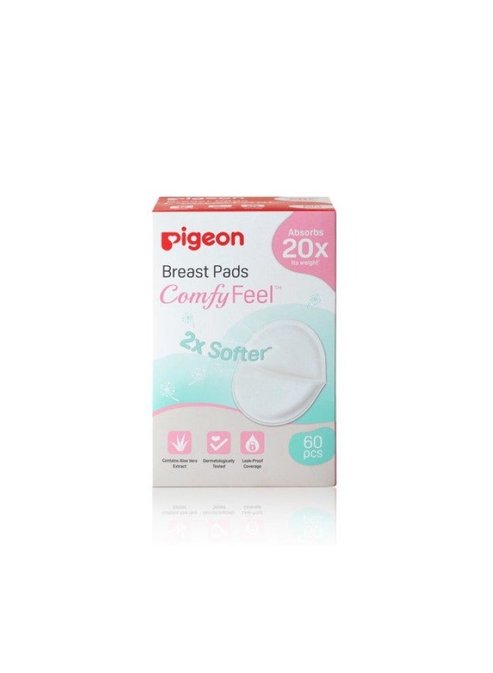 Pigeon Brest Pads Comfy Feel 60 Pcs