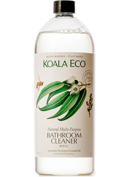 australian eucalyptus, bathroom cleaner, bathroom cleaner refill, cleaner refill, essential oil, eucalyptus essential, eucalyptus essential oil, koala eco, multi purpose, multi purpose bathroom, natural multi, natural multi purpose, pure australian, purpo