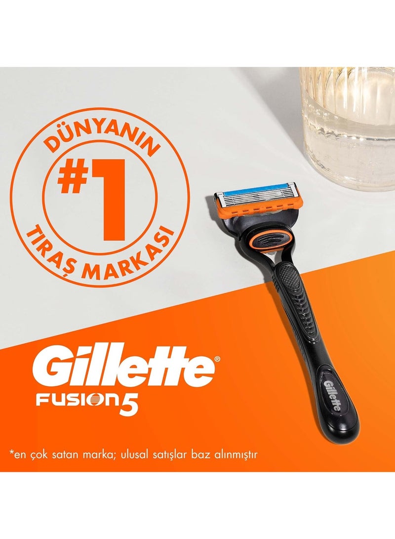 Gillette Fusion 5 Men's Razor Handle + Blades
