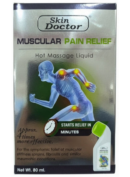 Skin Doctor Muscular Pain Relief Hot Massage Liquid 80 ML