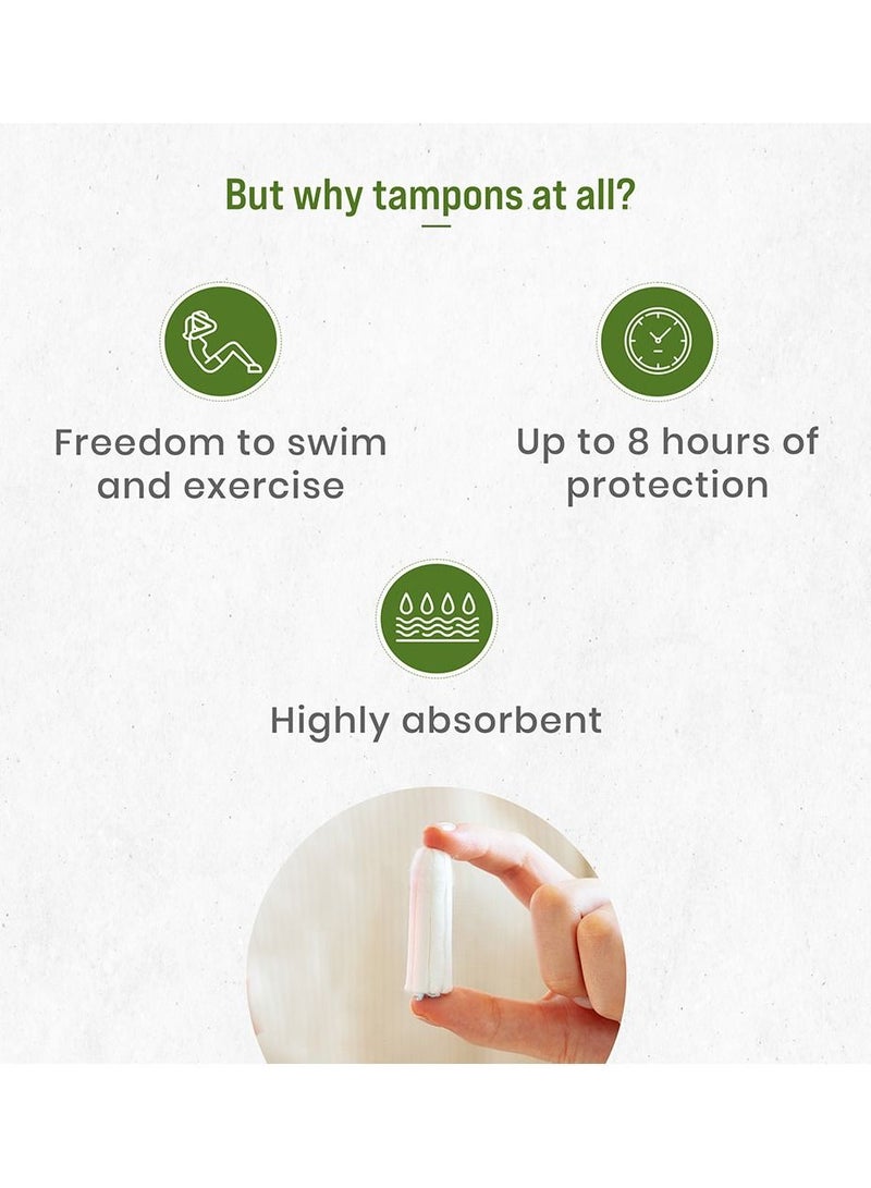 Sirona Organic Cotton Tampons 18 Pieces Pack