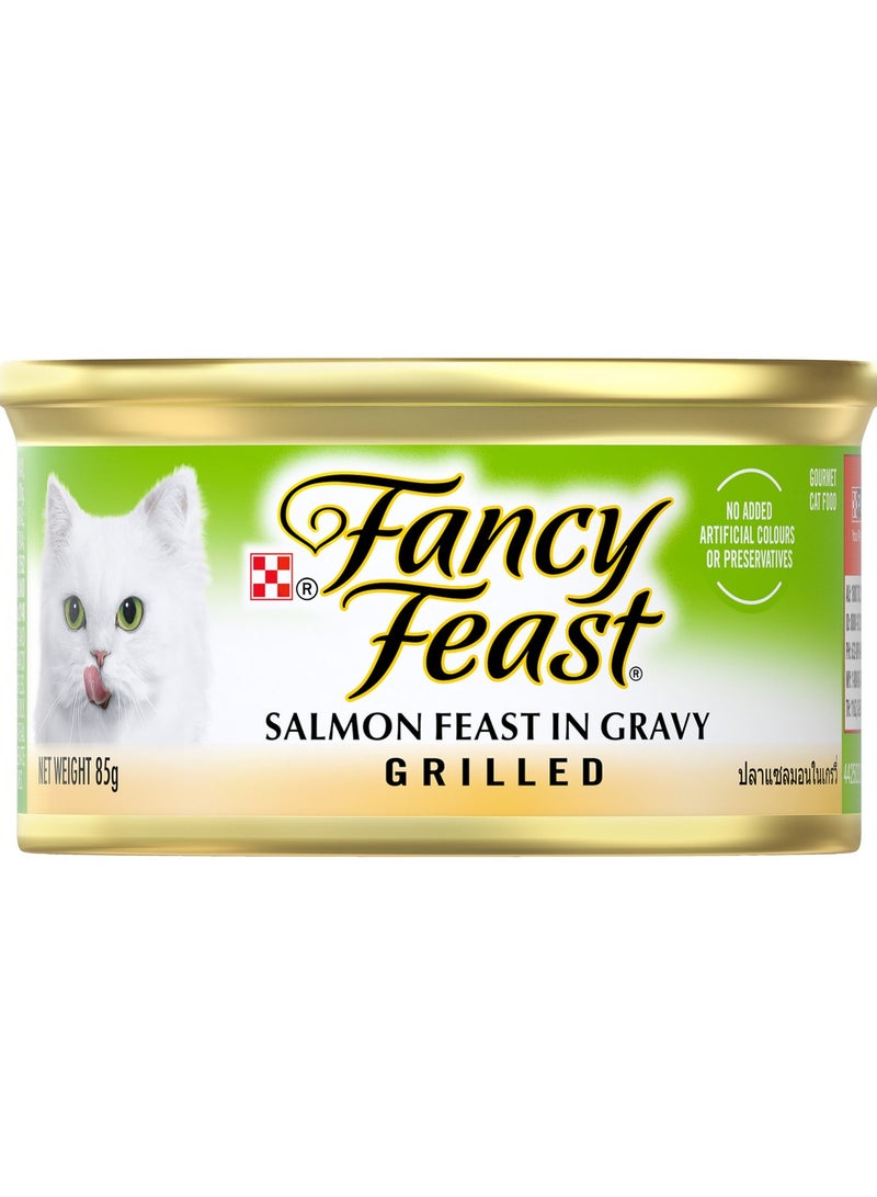 Purina Fancy Feast Salmon Feast In Gravy 85g