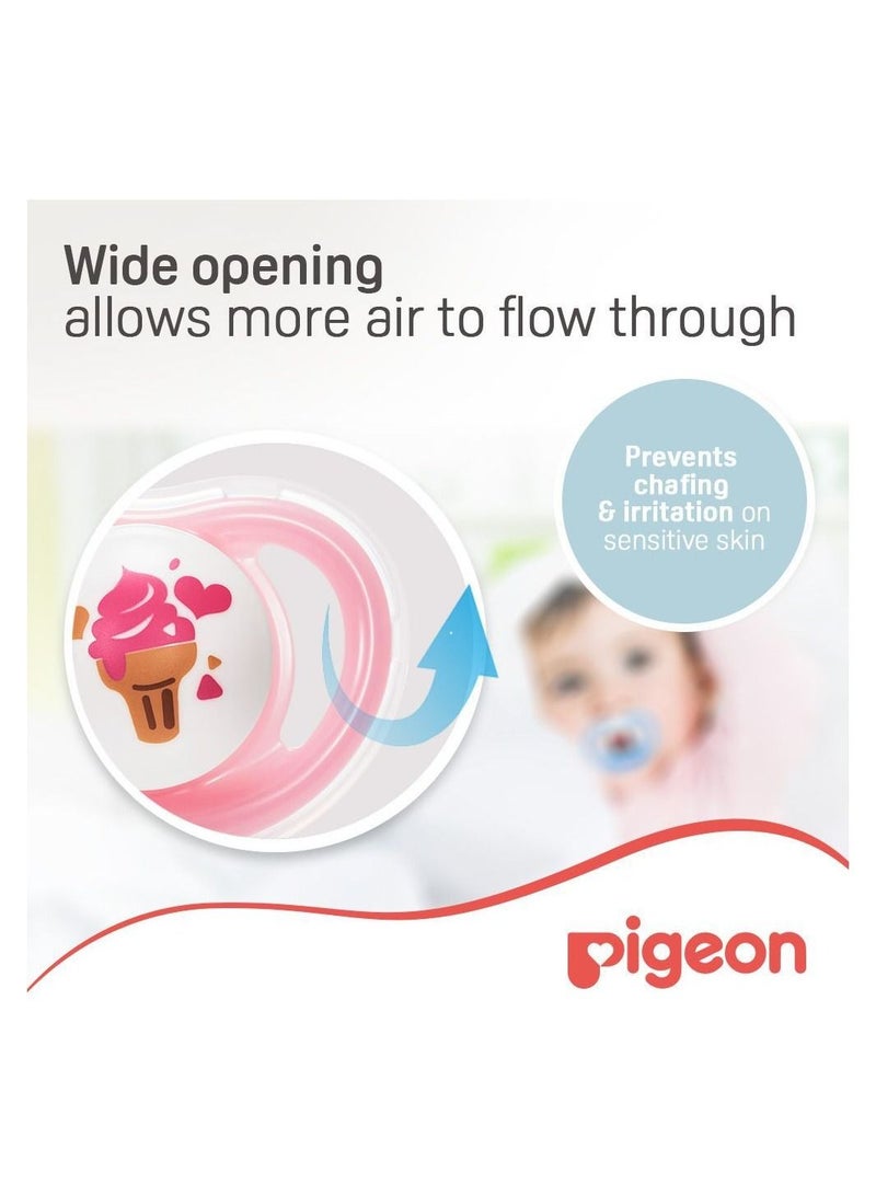 Pigeon Mini Light Pacifier Twin Girl (S)