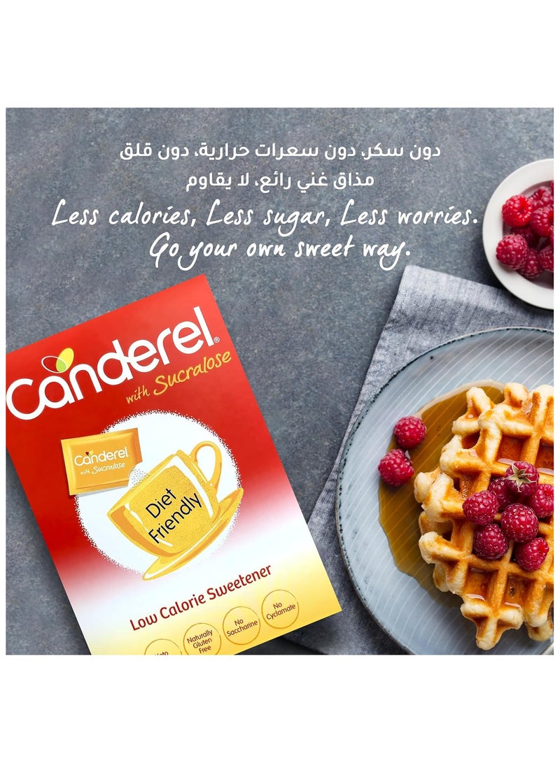 Canderel 50 Sweetener Sachets with Sucralose