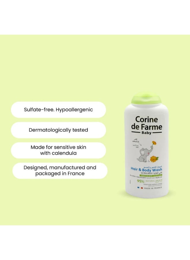 Sulfate Free Baby Shampoo with Calendula 250 ML