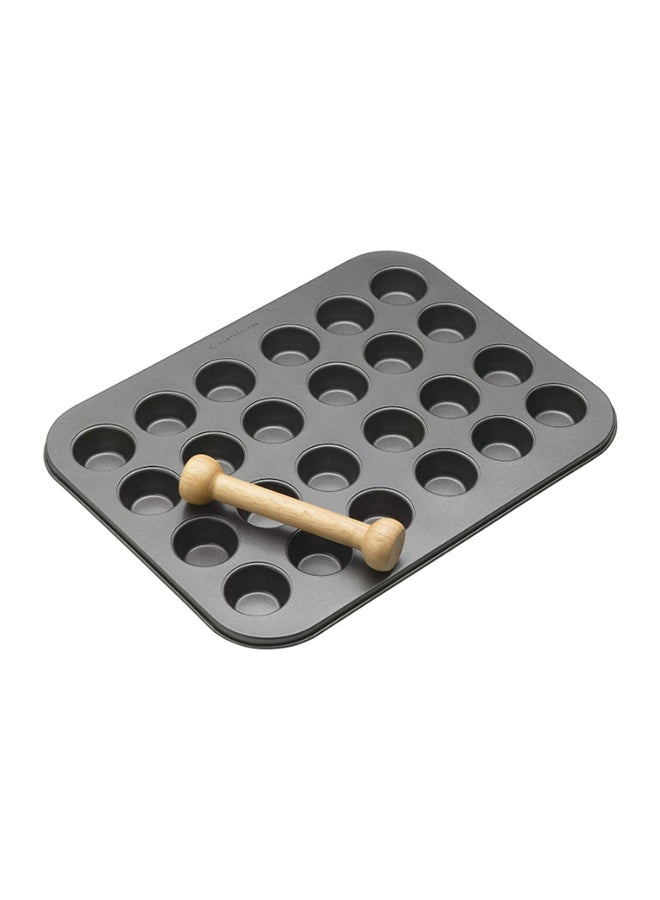MASTERCLASS Mini Tartlette Pan with Pastry Tamper