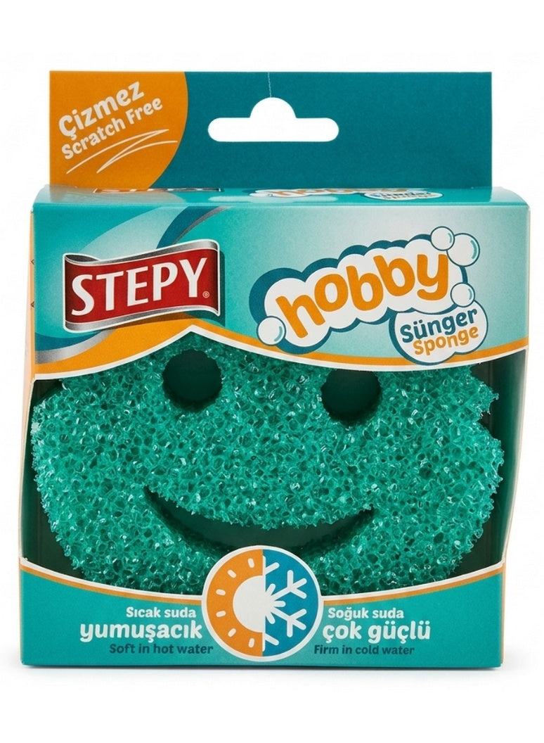air dry, assorted colors, cold water, dry place, ease non, every day, hobby scrubber, hobby scrubber sponge, hot water, multi purpose, scrubber sponge, scrubber sponge single, sponge single, stepy, warm water