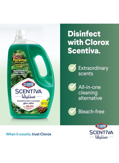 Clorox Scentiva Disinfectant Cleaner Mediterranean Pine