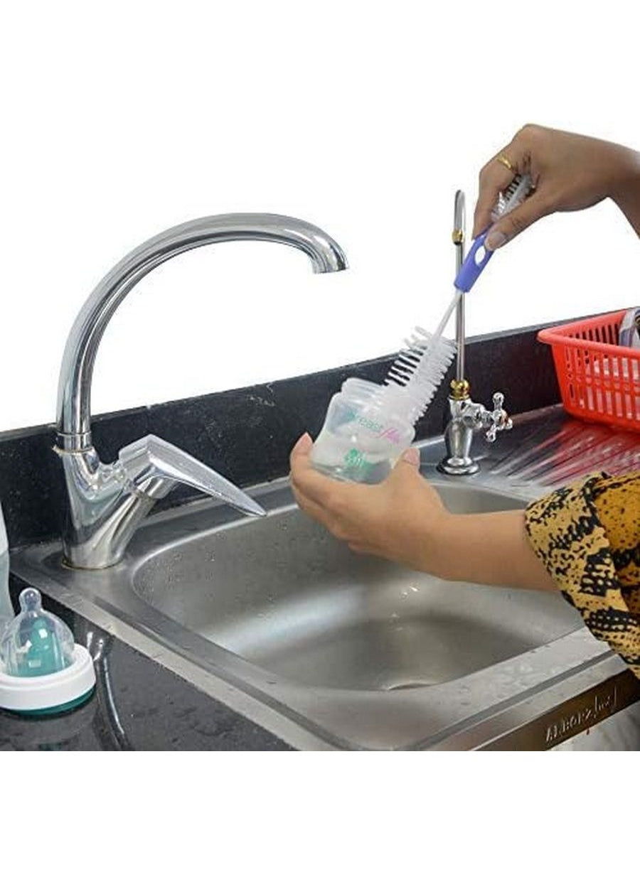 air dry, baby bottle, baby care, brush flexible, clean milk, cups toys, multi-purpose, safe top, soft yet, sponge tip, teat brush, teat brush flexible, the first years, top rack, yes brush