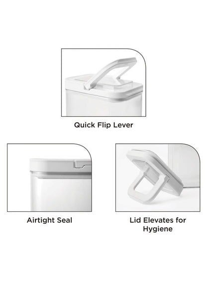 Cosmoplast Lock 2 Go Square Fliplock Canisters Set