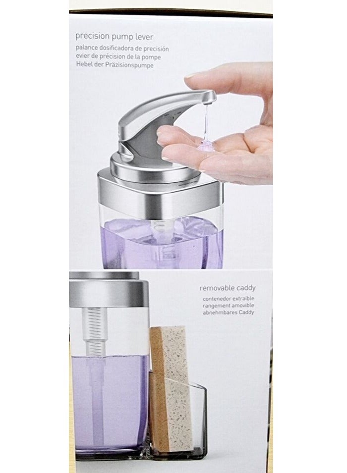 Simplehuman Brushed Nickel Push Pump with Caddy