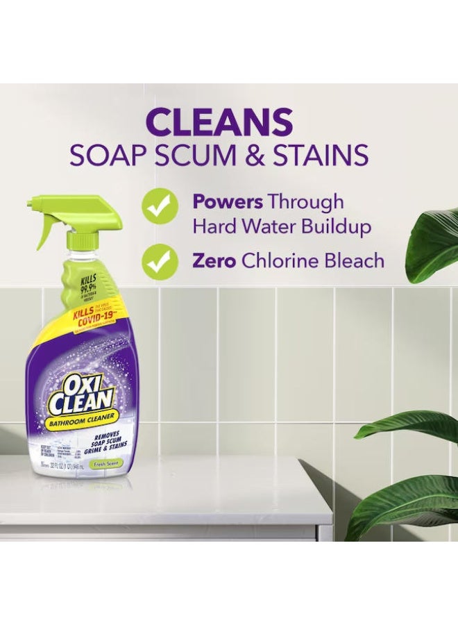 OxiClean Bathroom Cleaner Fresh Scent 946 ML