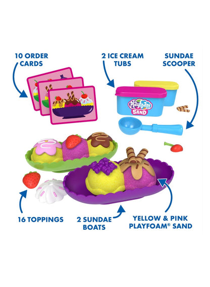 Educational Insights Learning Resources Playfoam Sand Ice Cream Sundae Set