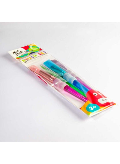 Mont Marte Kids Brush Set 4Pc