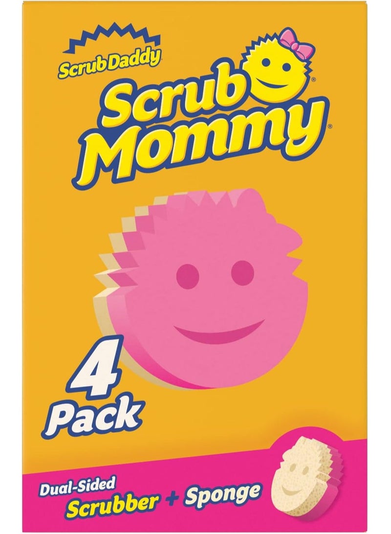 Scrub Daddy Scrub Mommy Scrubber Set of 4 - Pink