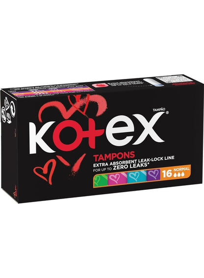 Kotex Silky Cover Normal 16 Tampons