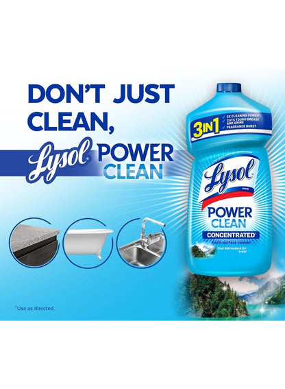 Lysol Power Clean Multi Surface Cleaner 828 ML