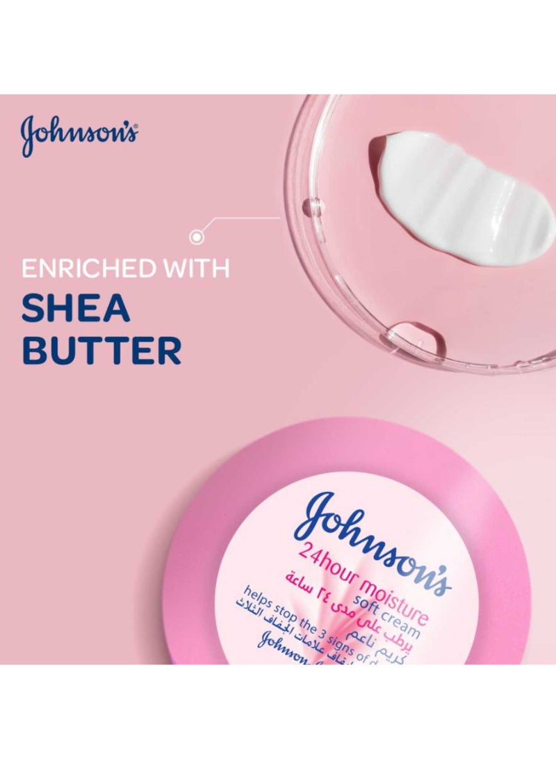 Johnson'S Body Cream 24 Hour Moisture Soft 100ml