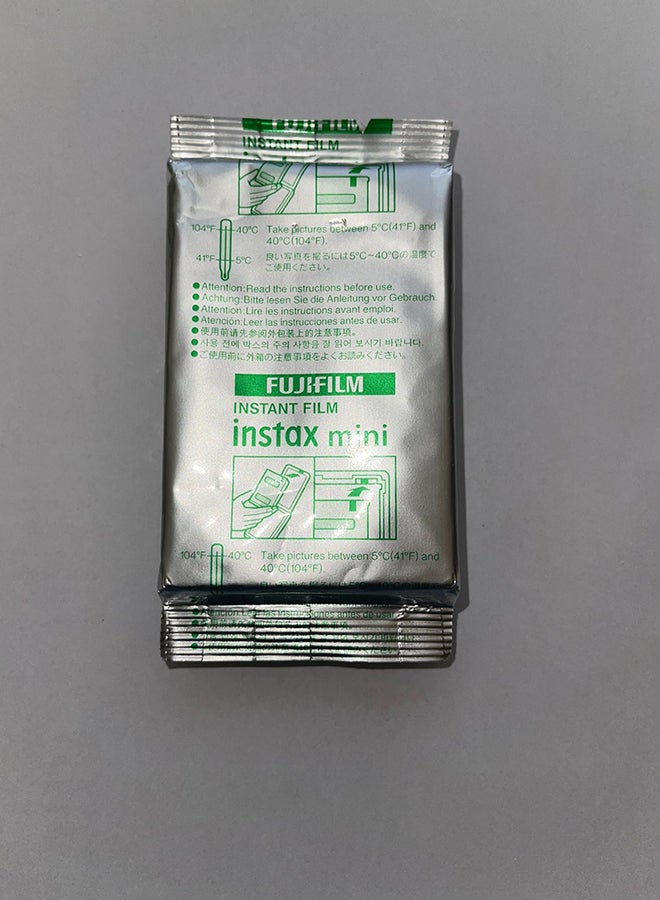 FUJIFILM 10-Sheet Instant Mini Film White