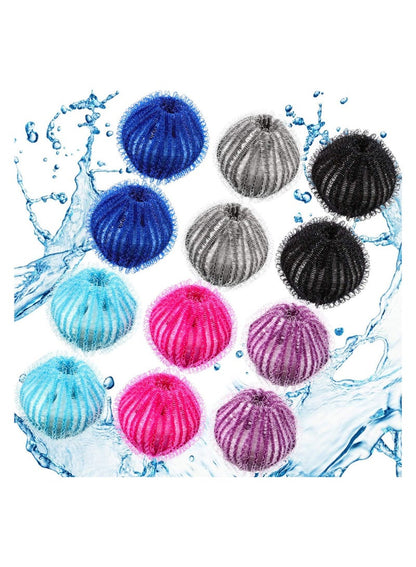 HomePro Hair Grabbing Washing Balls 12 Pack