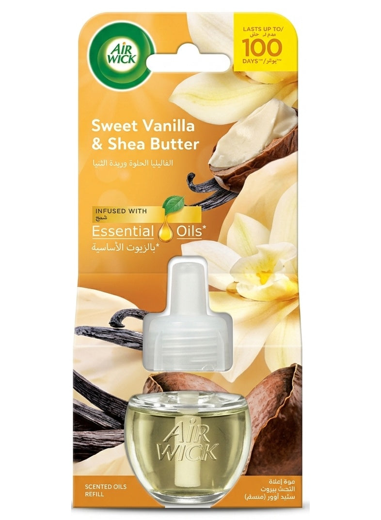 air freshener, air wick, butter air, butter air freshener, essential oils, essential oils 19ml, freshener refill, oils 19ml, refill infused, shea butter, shea butter air, sweet vanilla, sweet vanilla shea, vanilla shea, vanilla shea butter