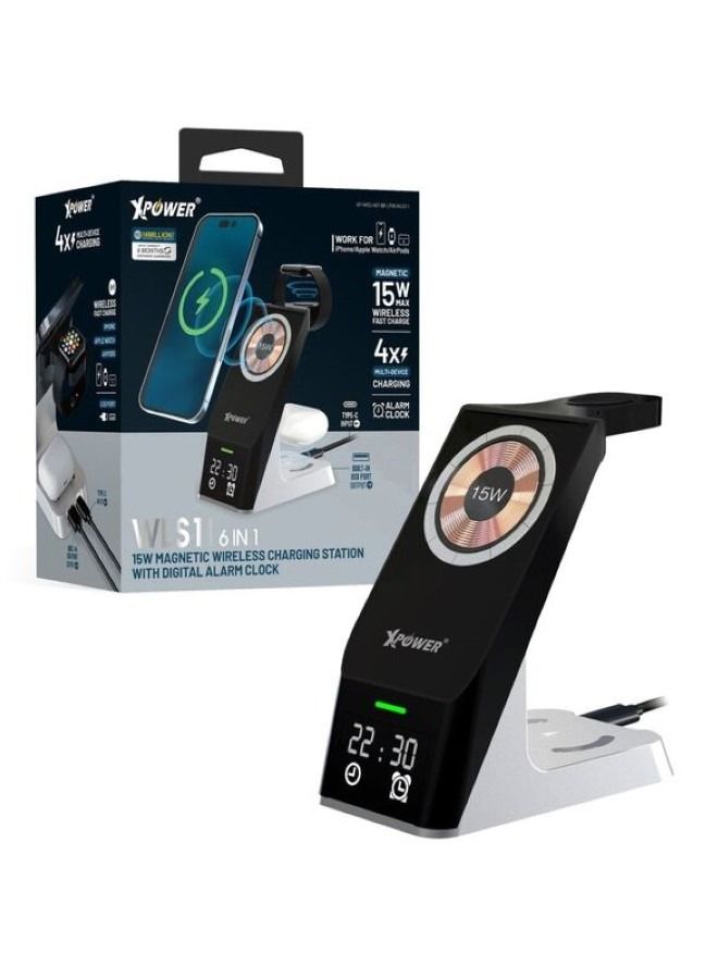 Xpower 6-In-1 Magnetic Wireless Charging Station