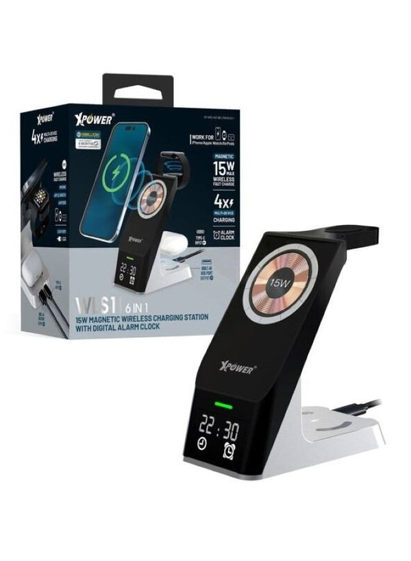 Xpower 6-In-1 Magnetic Wireless Charging Station