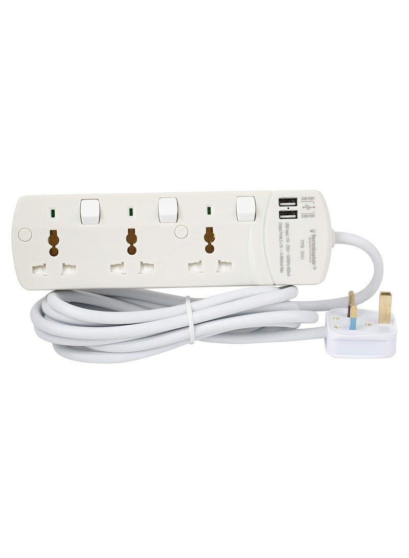 Terminator Universal Power Extension Socket 3M Cable