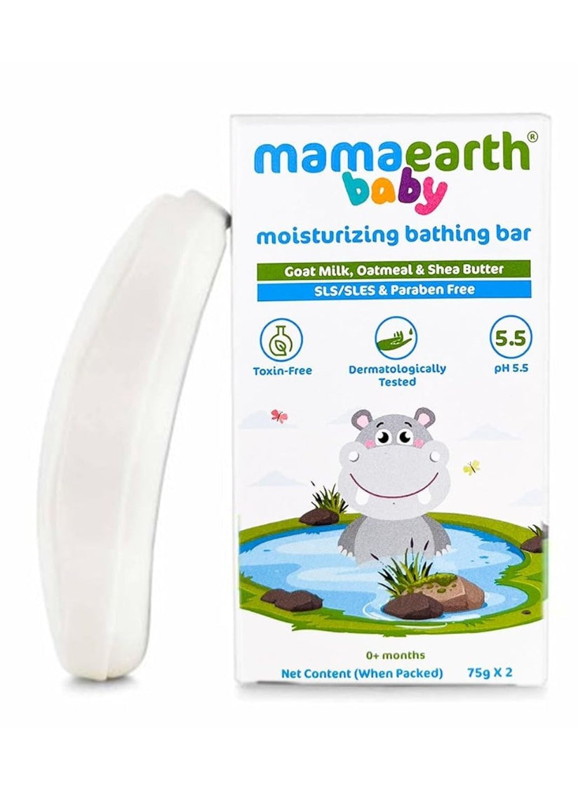 baby bathing, baby bathing soap, baby care, bathing soap, bathing soap bar, goat milk, mamaearth, moisturizing baby, moisturizing baby bathing, oatmeal shea, oatmeal shea butter, shea butter, silicone, skincare, soap bar