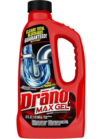 Drano Max Gel Drain Clog Remover 946 ML