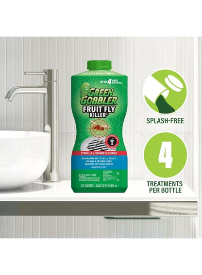 Green Gobbler Fruit Fly Killer Gel - 946 ML