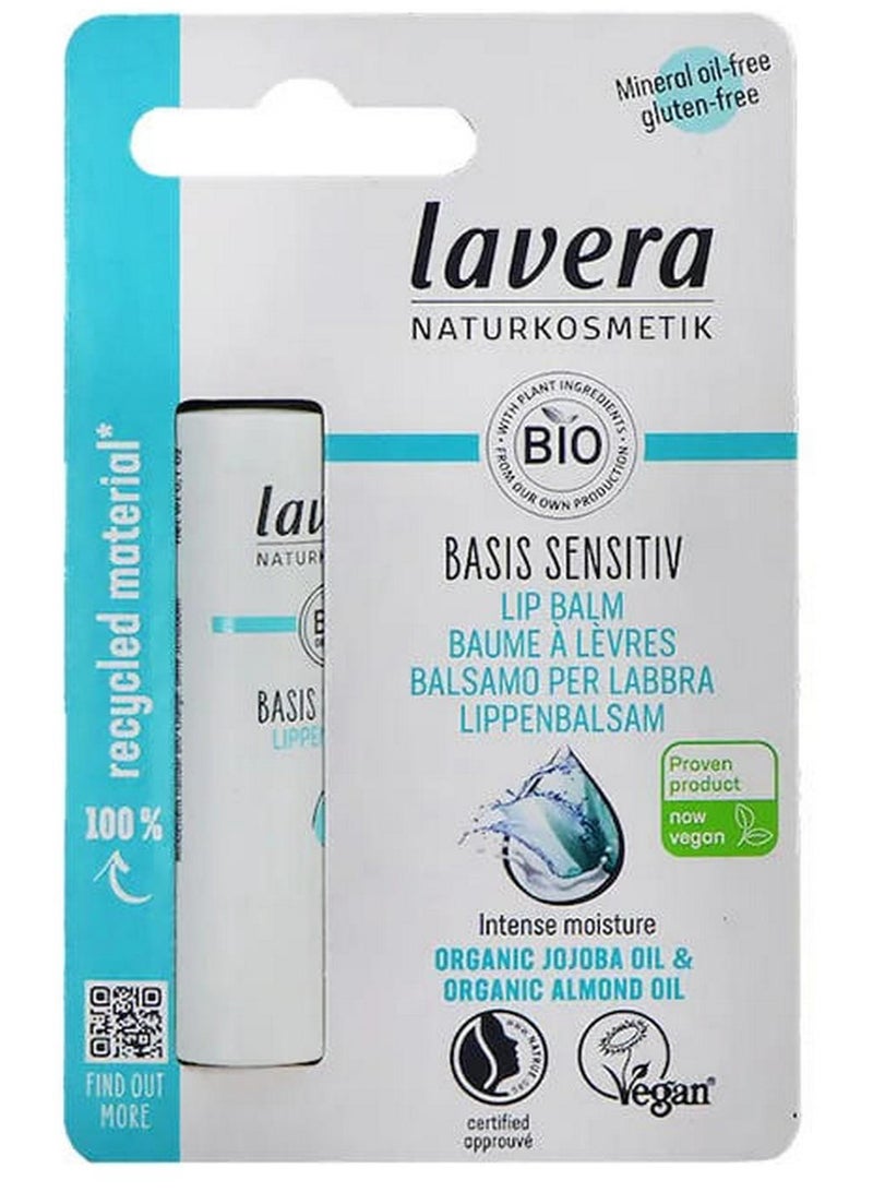 Lavera Basis Organic Sensitive Lip Balm 4.5 Gm