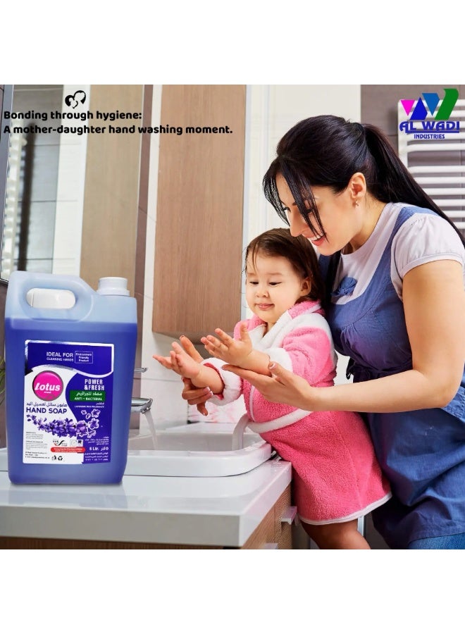 Lotus Antibacterial Hand Wash 5L - Lavender Pine